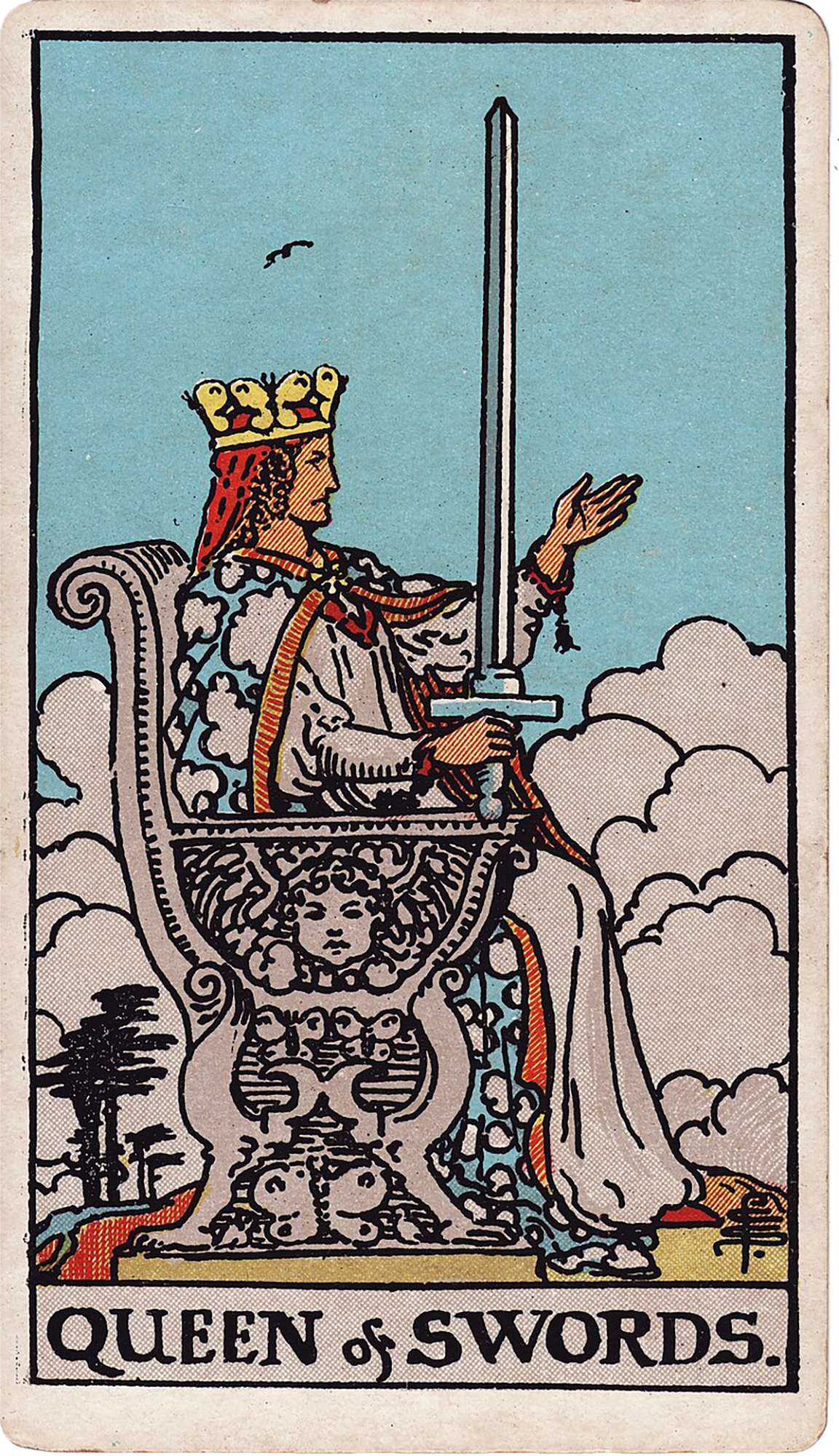Queen of Swords Tarot card